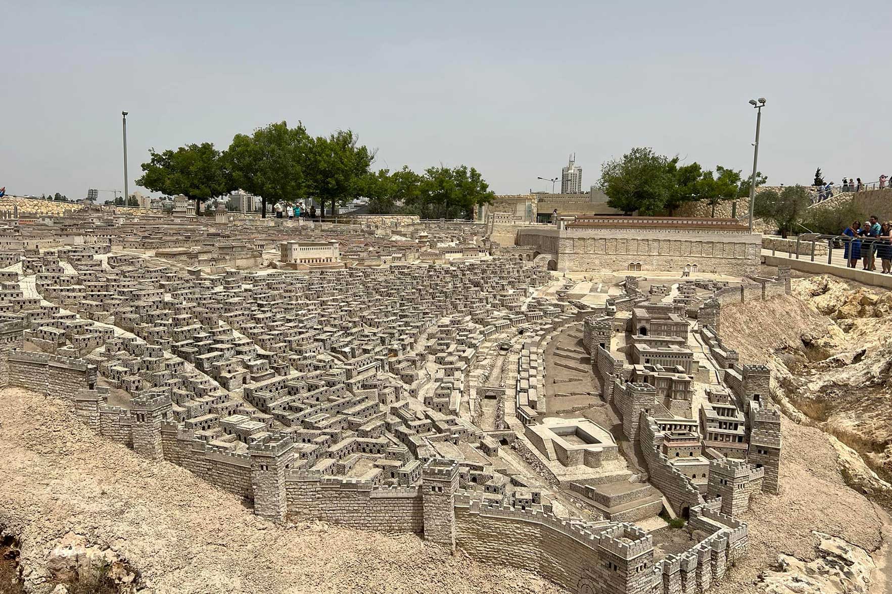 3-D model of Jerusalem at the Israel Museum