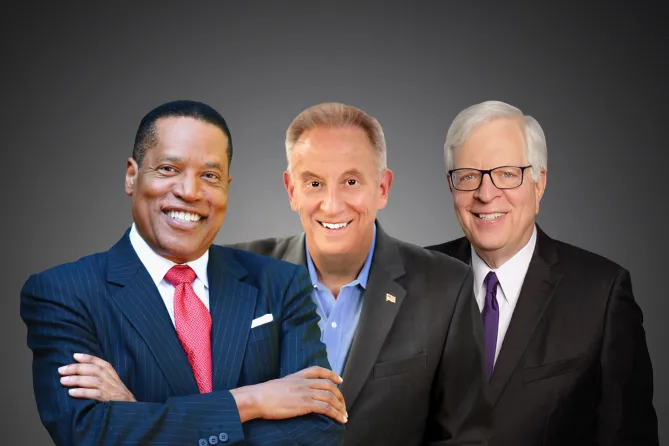 Larry Elder, Mike Gallagher and Dennis Prager