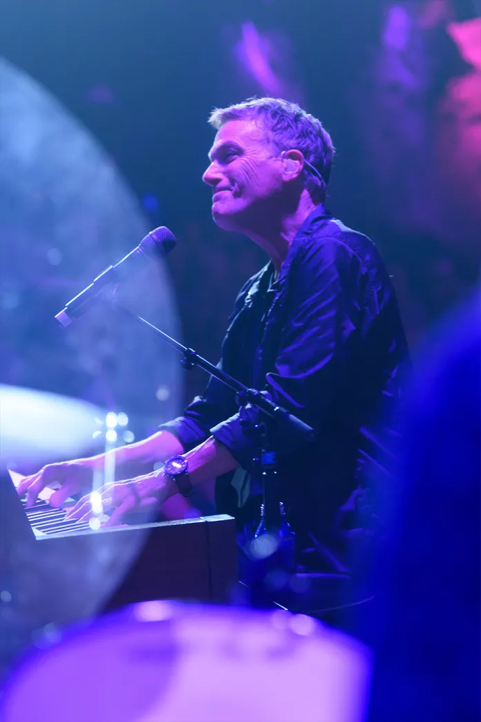 Michael W Smith playing the piano