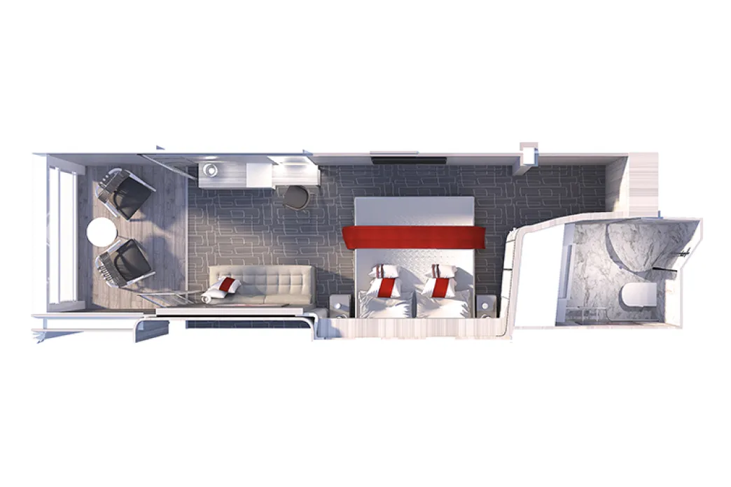 Celebrity Edge - Infinite Veranda floor plan