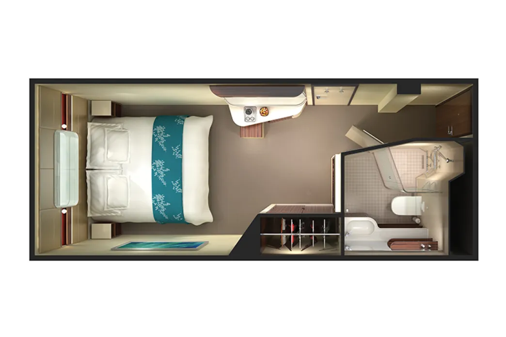 Norwegian Cruise Line Breakaway - Ocean View floor plan