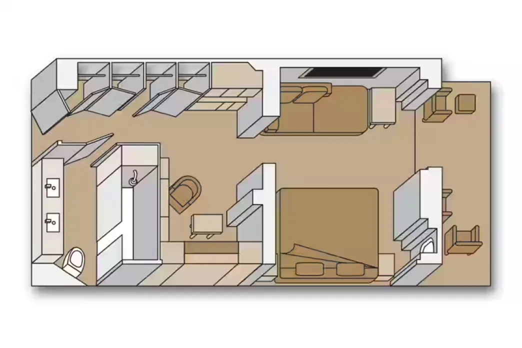 Nieuw Statendam Signature Suite floor plan